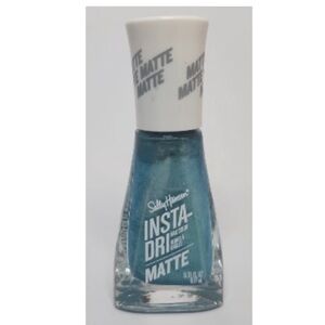Sally Hansen Insta-Dri Matte Smoldering Teal Nail Polish 012 NEW
